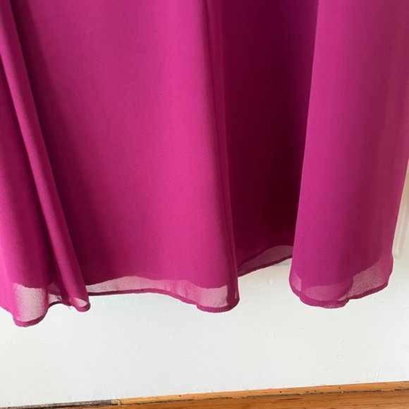 Hayley Paige Bridesmaid Dress in Azalea, Size 2 <Bright + fun strapless gown!> - Picture 9 of 10